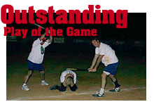 Outstanding play of the game