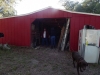 Great shed as our back drop.