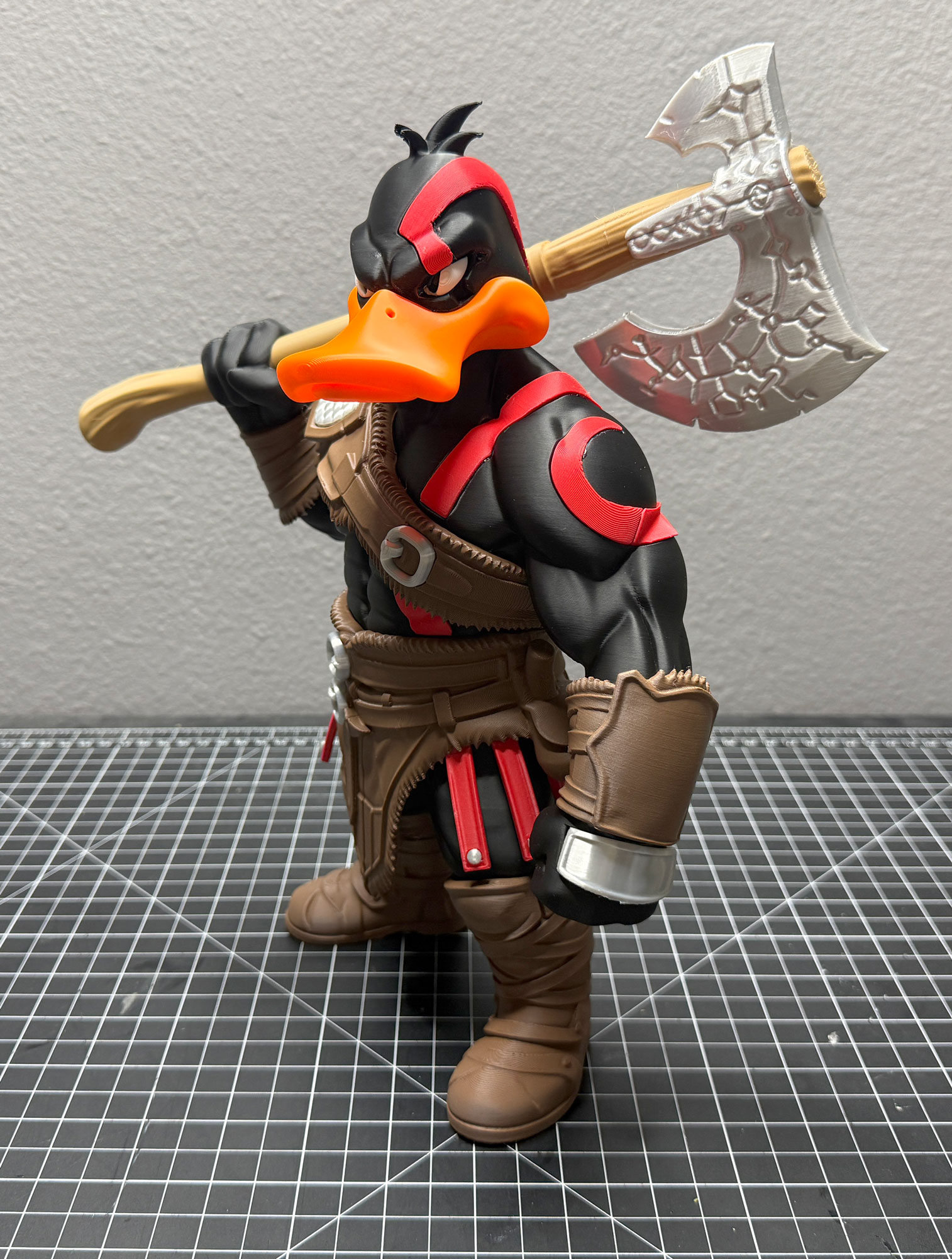 Daffy, Kratos 3D print Jul26 – G-MAN