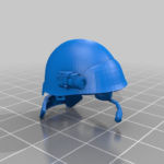3D helmet I downloaded from the internet.
